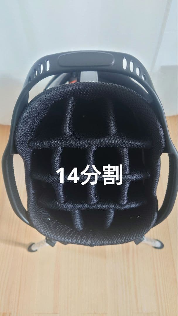 BENNINGTON ZONEゴルフバッグ グレー/オレンジ14分割　新品未使用