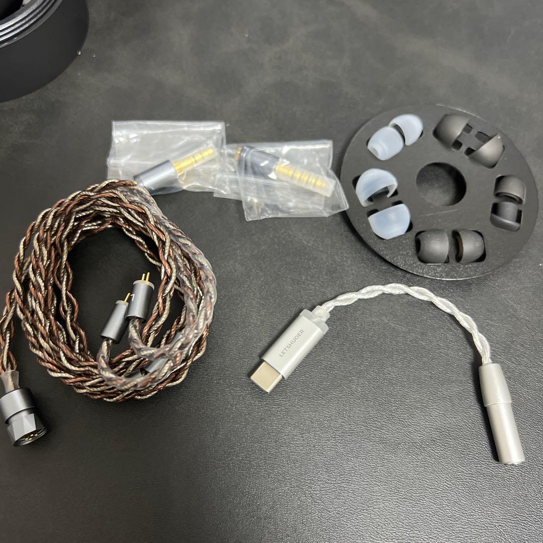 LETSHUOER S12 Ultra 有線イヤホン ケース・箱付き