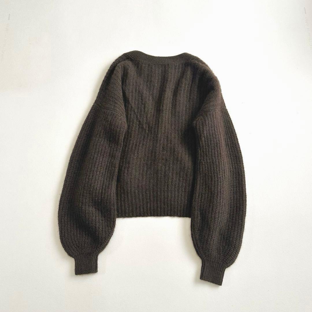 空飛ぶ羊　ヤクのバルーン袖カーディガン