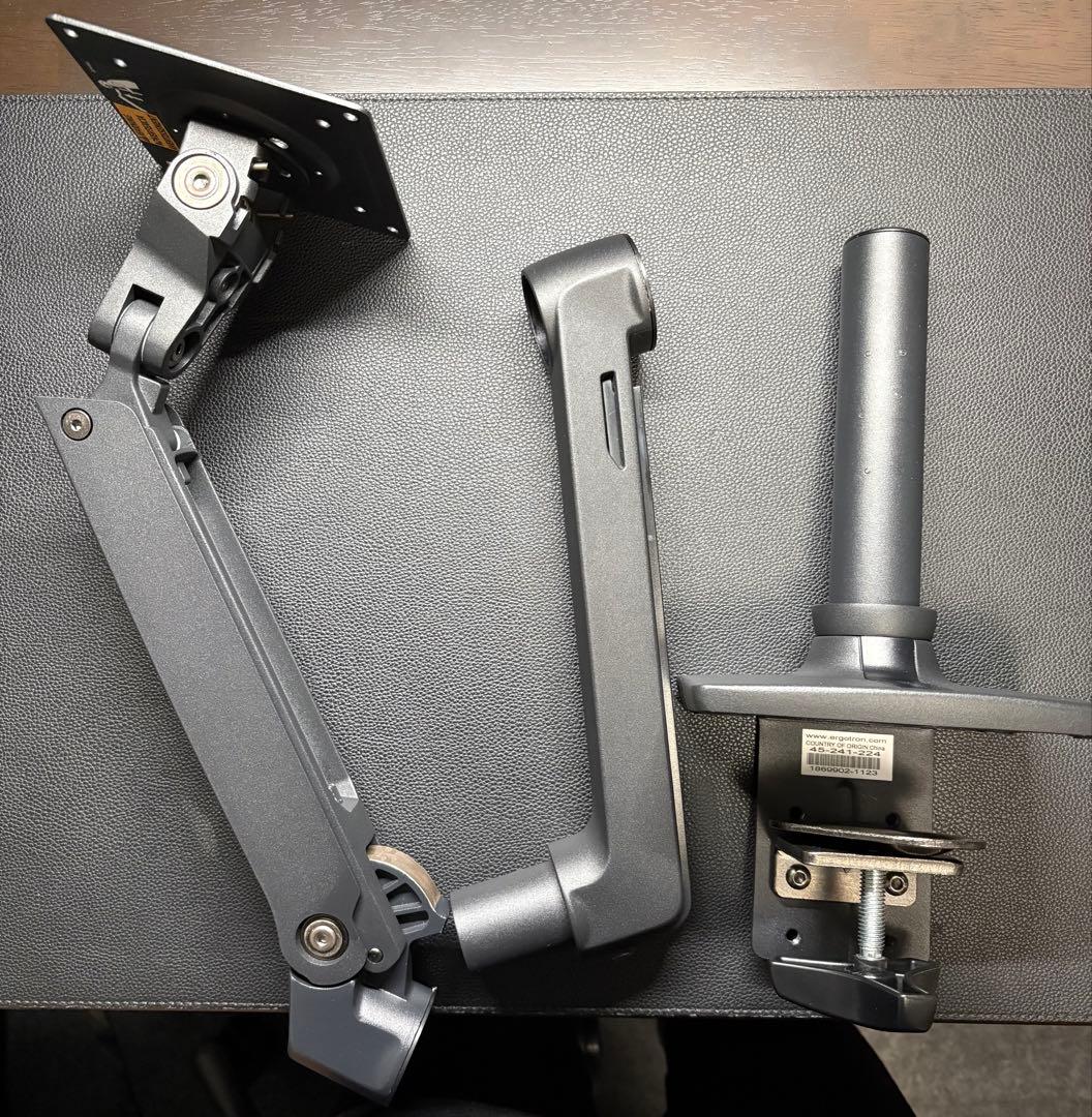 エルゴトロン LX モニターアーム デスクマウント マットブラック