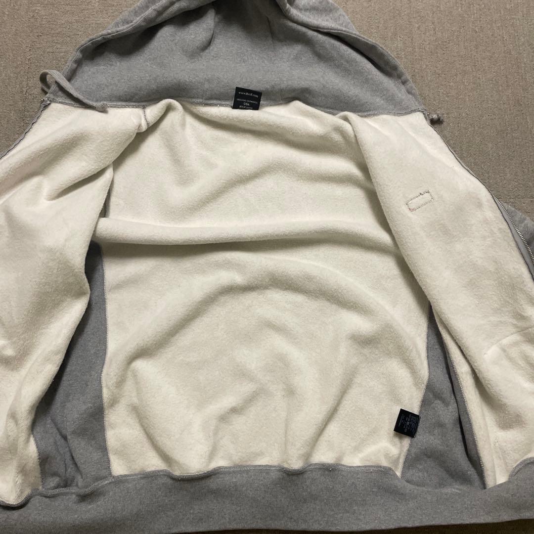 FTC パーカー グレー XL ジップアップ 人気モデル