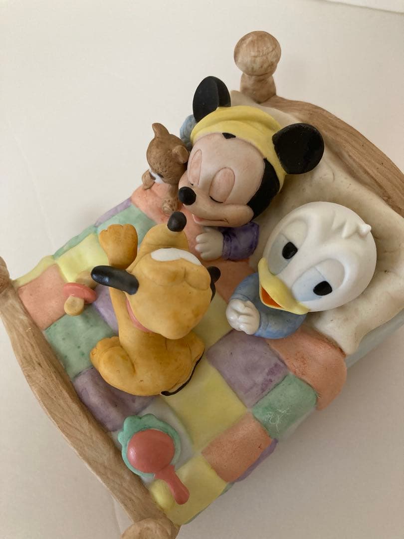 ディズニー　オルゴール　ゆりかご　星に願いを 陶器