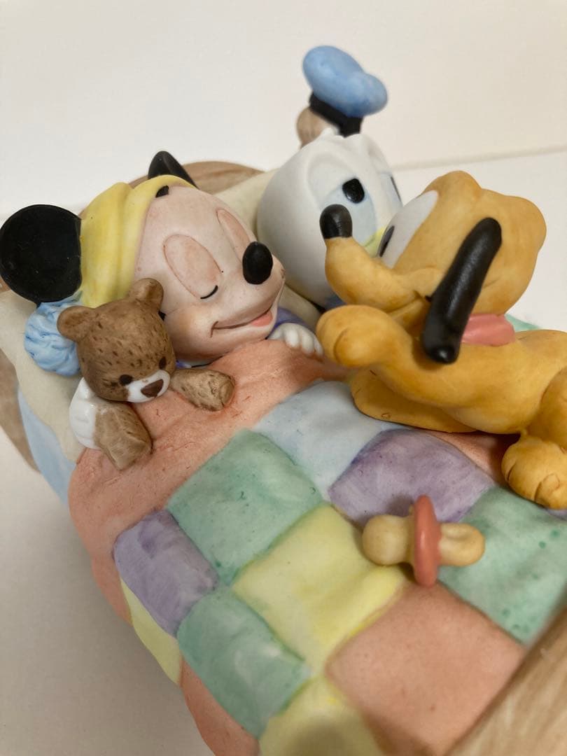 ディズニー　オルゴール　ゆりかご　星に願いを 陶器