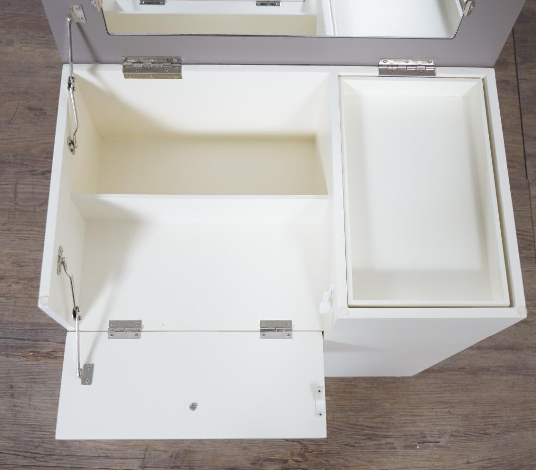 フォロー割【新品】たっぷり収納 コスメワゴン　お洒落 ドレッサー