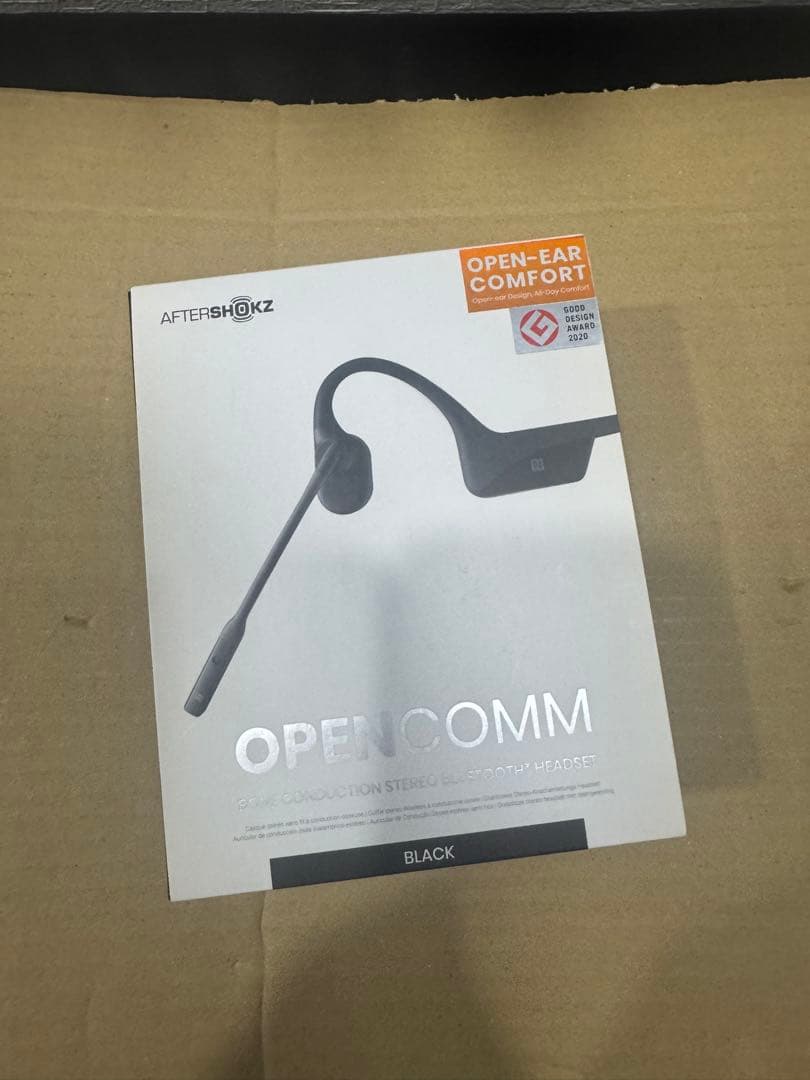 SHOKZ OPENCOMM 骨伝導 マイク付き ヘッドセット ハンズフリー