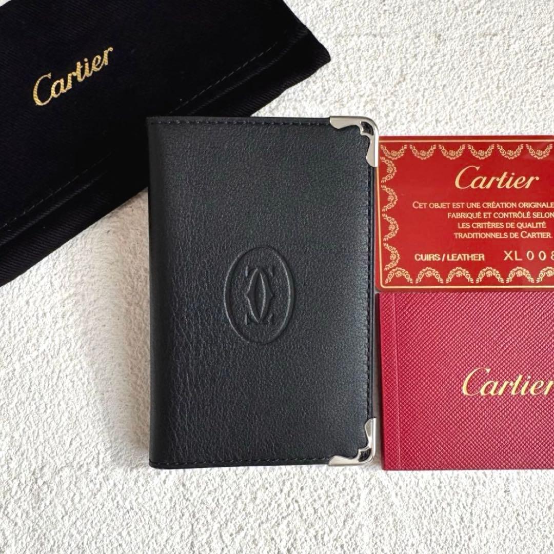 新品未使用 Cartier カルティエ 名刺入れ カードケース ブラック