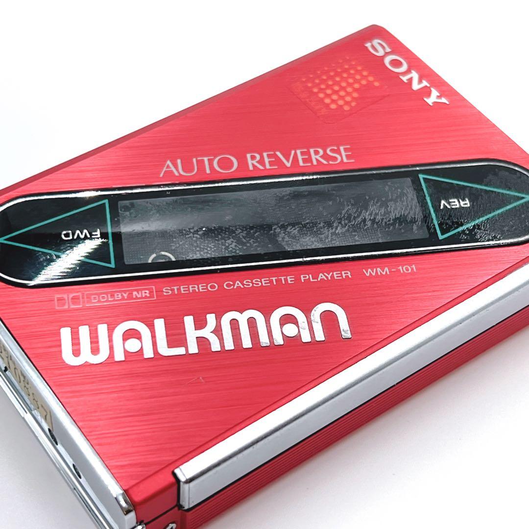 【動作品・音出し確認済】 SONY WM-101 ウォークマン 希少色　再生OK