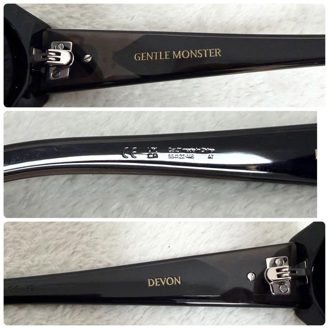 【極美品25年】GENTLE MONSTER DEVON サングラス ブラック