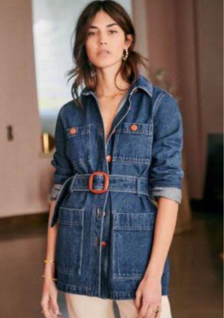 SEZANE★デニムジャケット★36（日本サイズM）