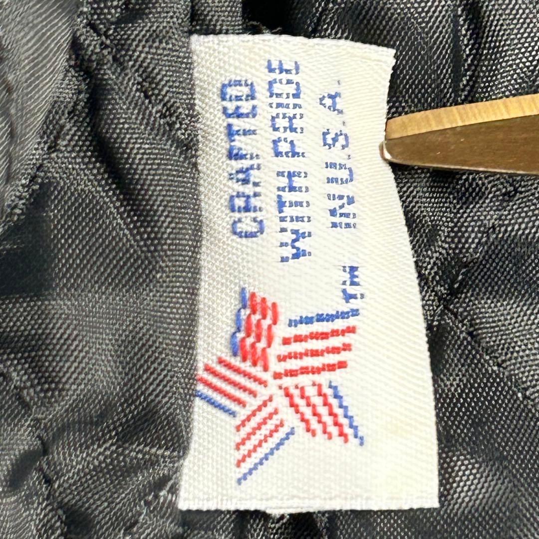 美品 ショット レザーダブルライダースジャケット 黒 牛革 キッズM アメリカ製