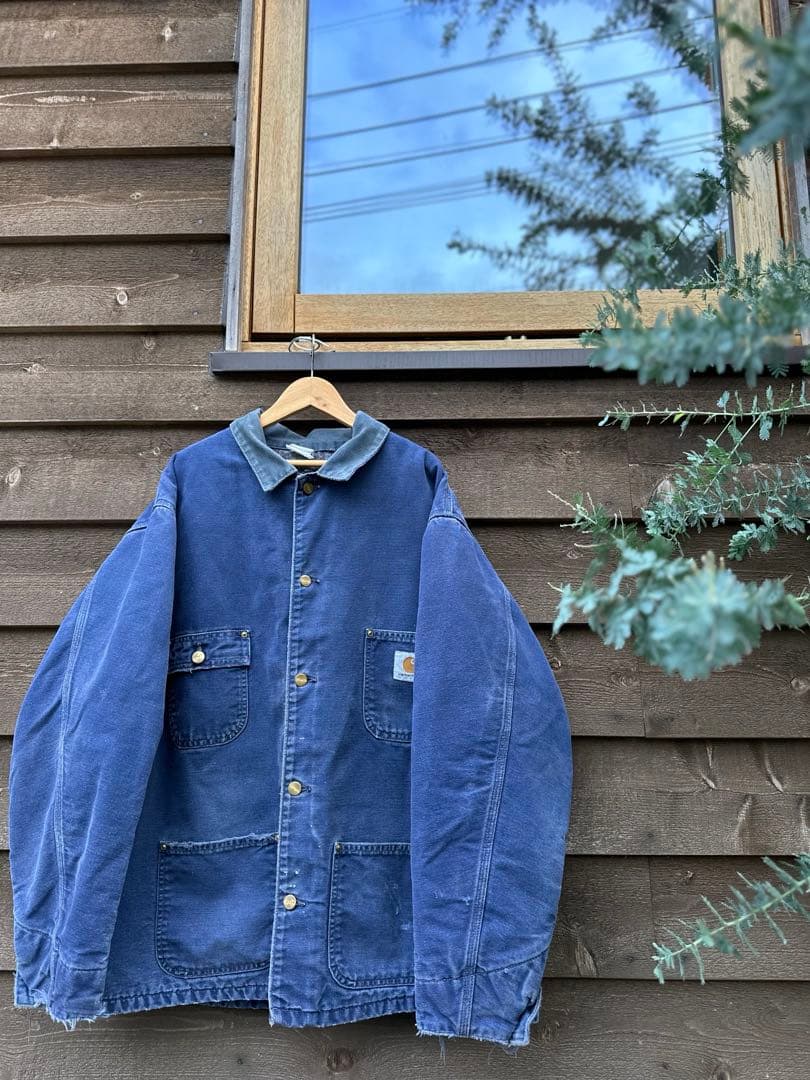 90s カーハート チョアコート　カバーオール　デトロイト　USA 野村訓市