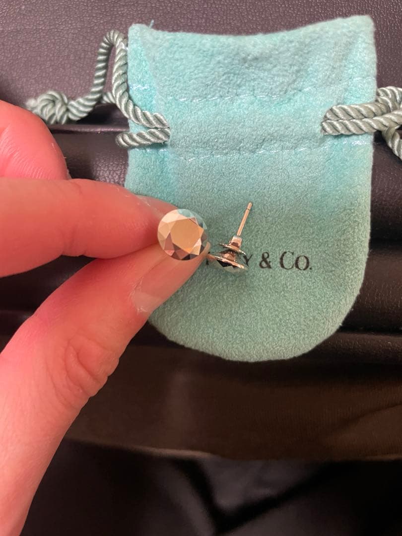 ティファニー(Tiffany) Pt950（プラチナ） ピアス　両耳用