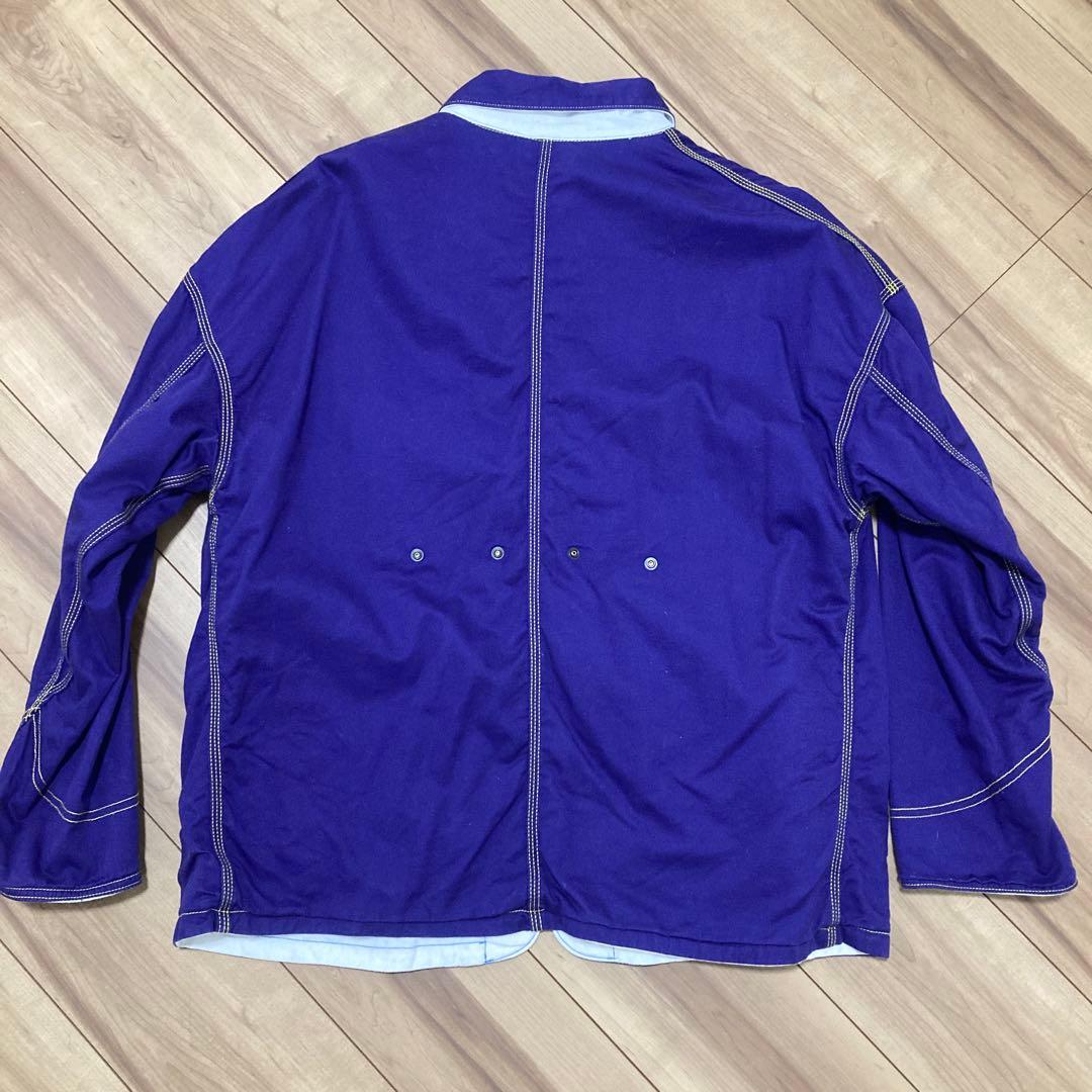 ChahChah×TENBOX×Lee/リバーシブルカバーオール/紫白10匣