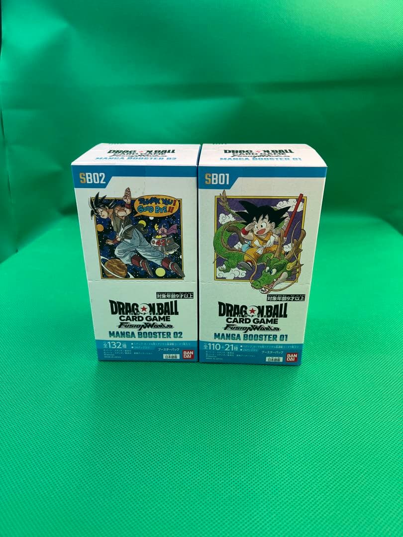 ドラゴンボール MANGA BOOSTER 01 & 02 セット