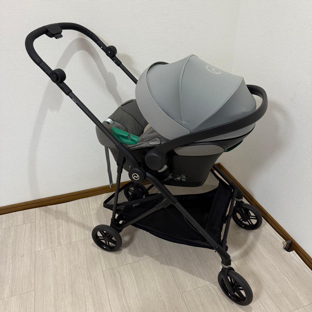 【美品】cybex Melio + Aton S2 トラベルシステム3点SET