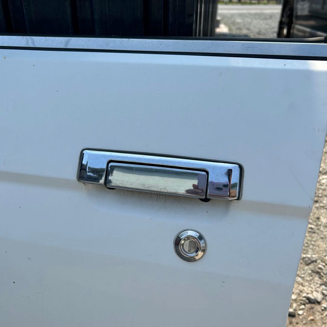 マークII GX71 左フロントドア ホワイト ワインレッド