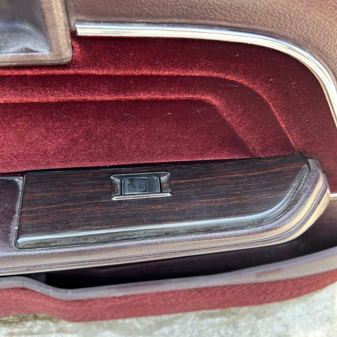 マークII GX71 左フロントドア ホワイト ワインレッド