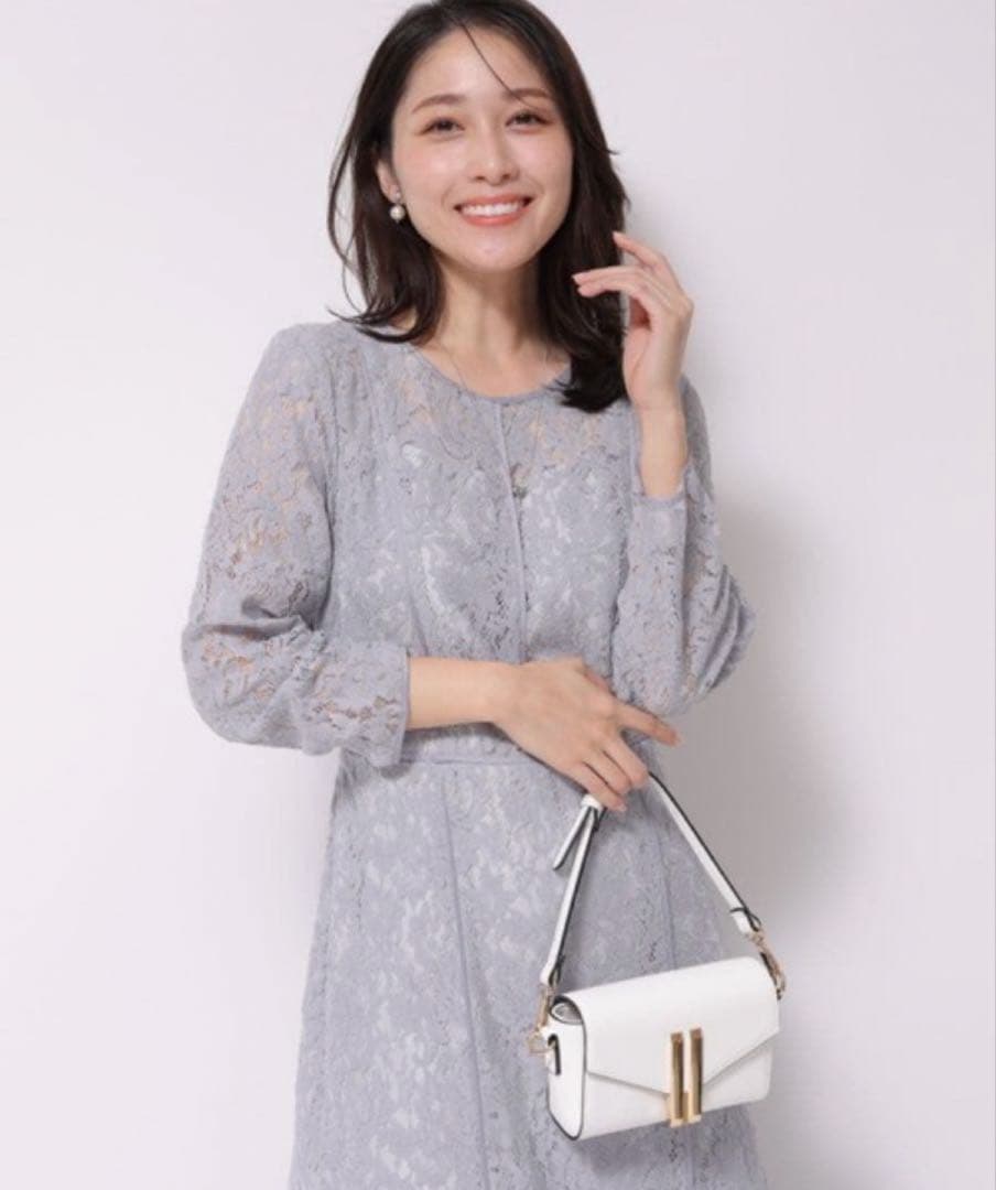 【美品】アプワイザーリッシェ＊パイピングレースワンピース