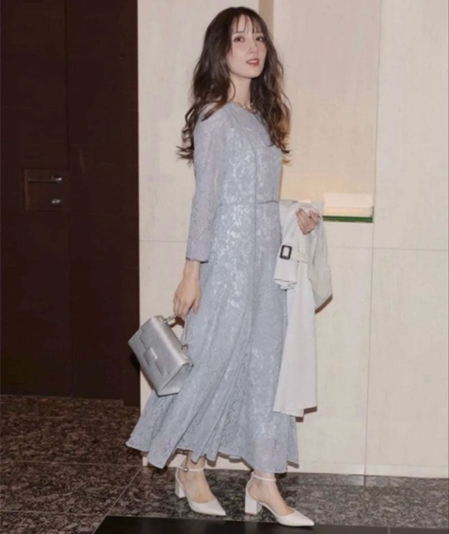 【美品】アプワイザーリッシェ＊パイピングレースワンピース