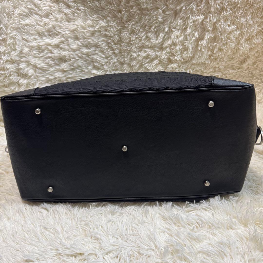 【美品】EMPORIO ARMANI ボストンバッグ　2way カラー黒