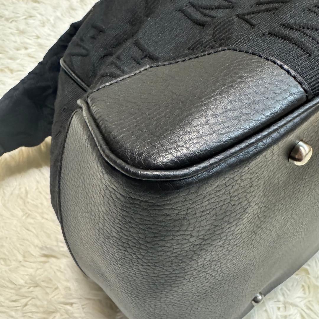 【美品】EMPORIO ARMANI ボストンバッグ　2way カラー黒