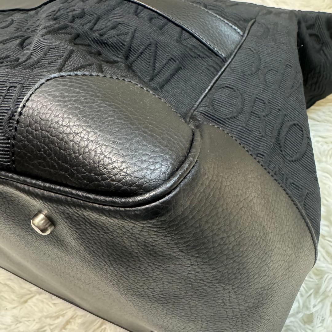 【美品】EMPORIO ARMANI ボストンバッグ　2way カラー黒