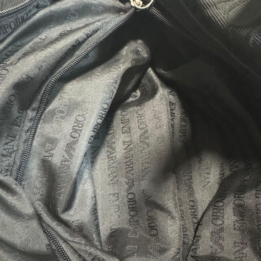 【美品】EMPORIO ARMANI ボストンバッグ　2way カラー黒