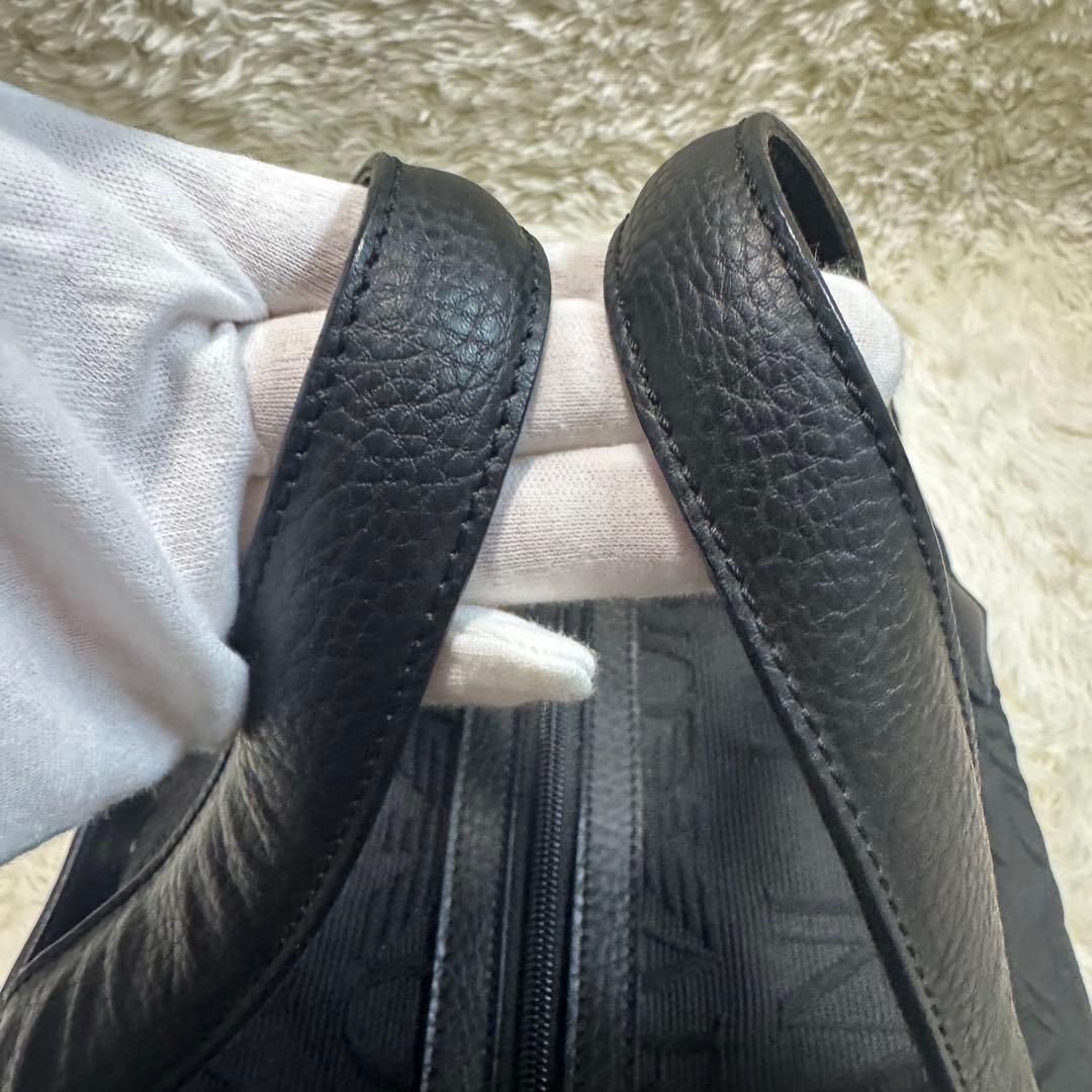 【美品】EMPORIO ARMANI ボストンバッグ　2way カラー黒