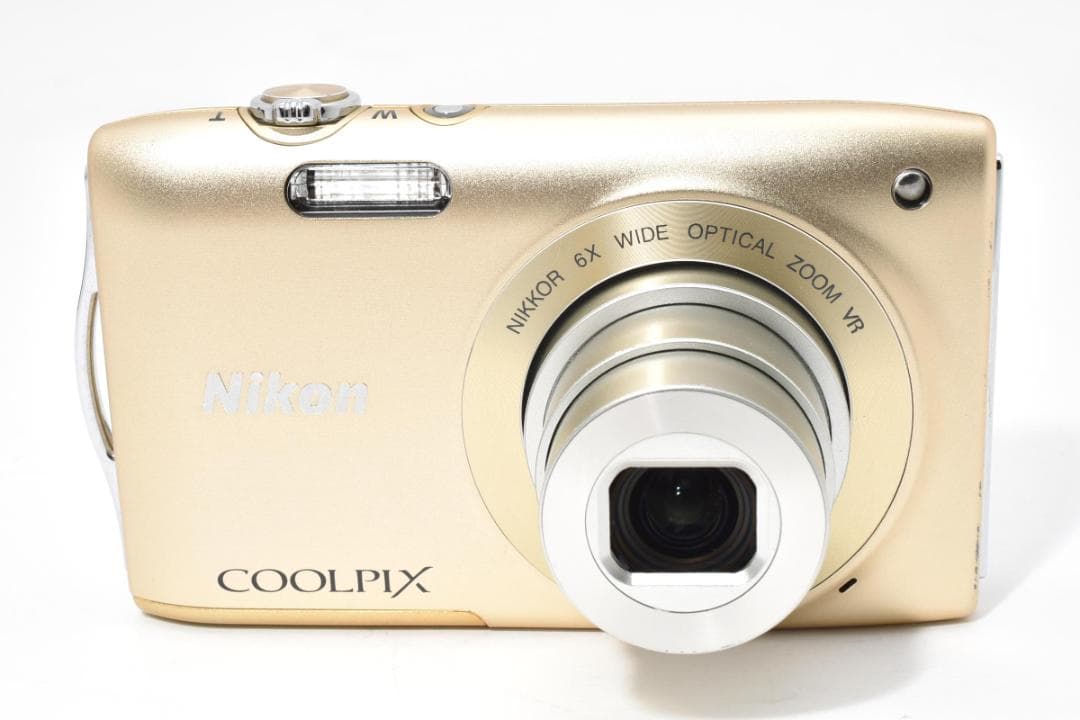 《完動美品》 ニコン Nikon COOLPIX S3300 ゴールド
