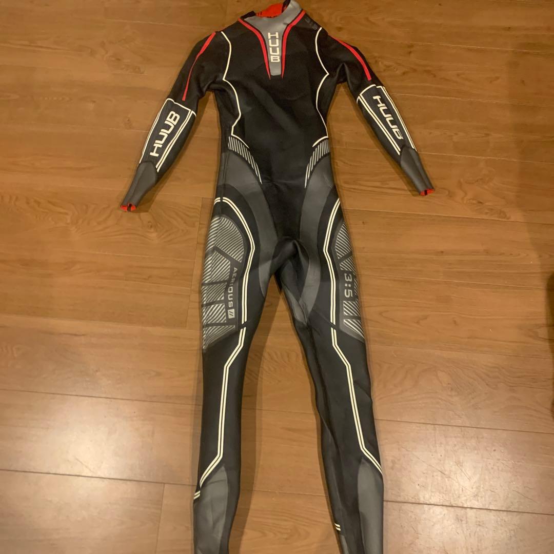 HUUB ドライスーツ 美品　グレー/ブラック/レッド