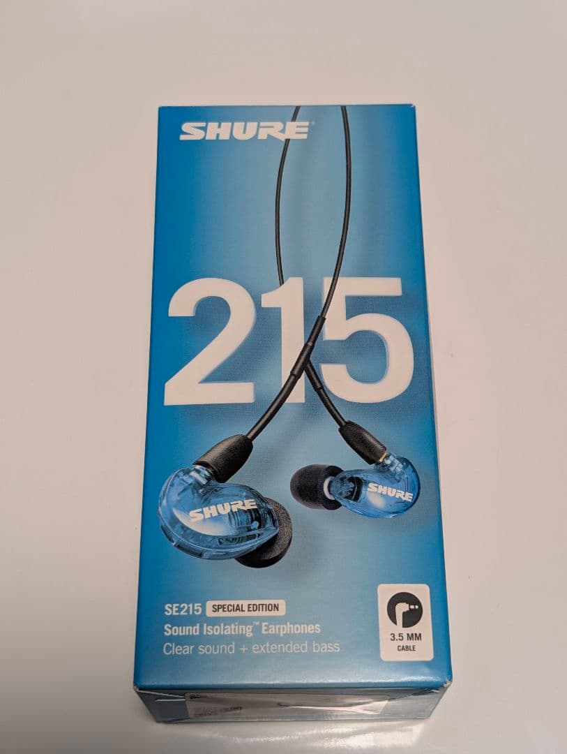 SHURE SE215 SPECIAL EDITION イヤフォン