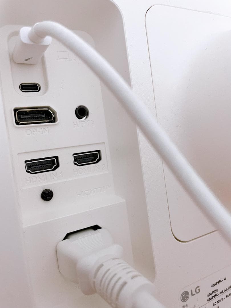 【LG】40インチ ウルトラワイドモニター 40WP95C-W 5K2K 高画質