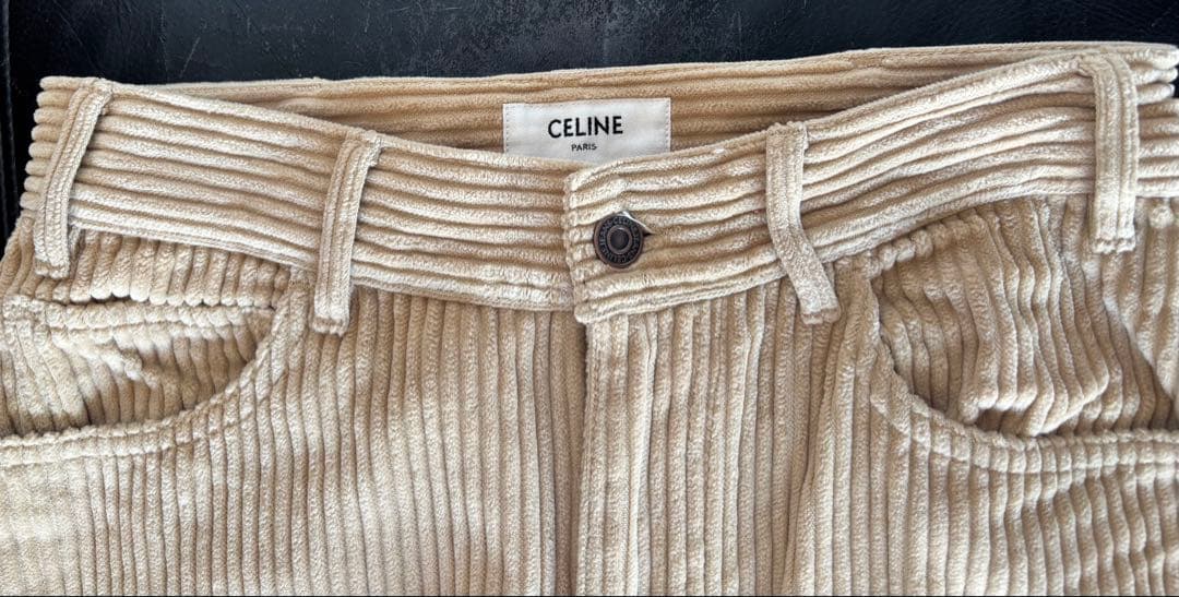 【ほぼ新品】CELINEキティジーンズ コーデュロイ パンツ
