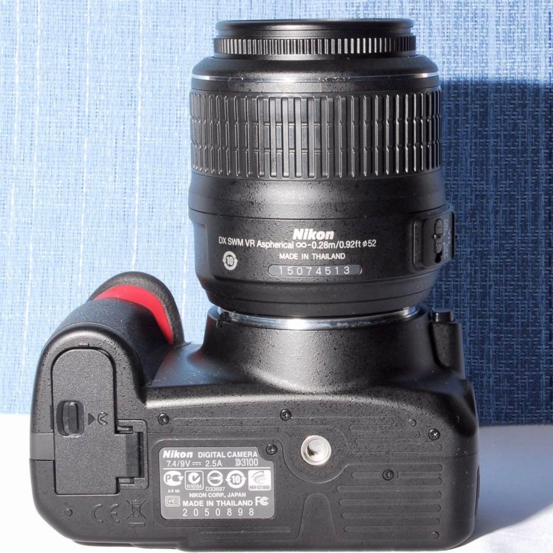 ✨Nikon D3100✨ 一眼レフ 標準レンズセット 初心者おすすめ 入門機!