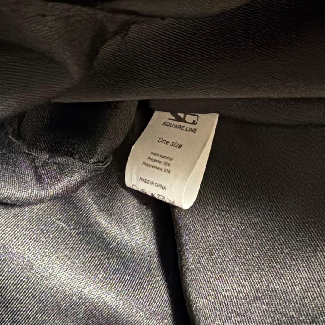 SQUARELINE ショルダーバッグ ブラック