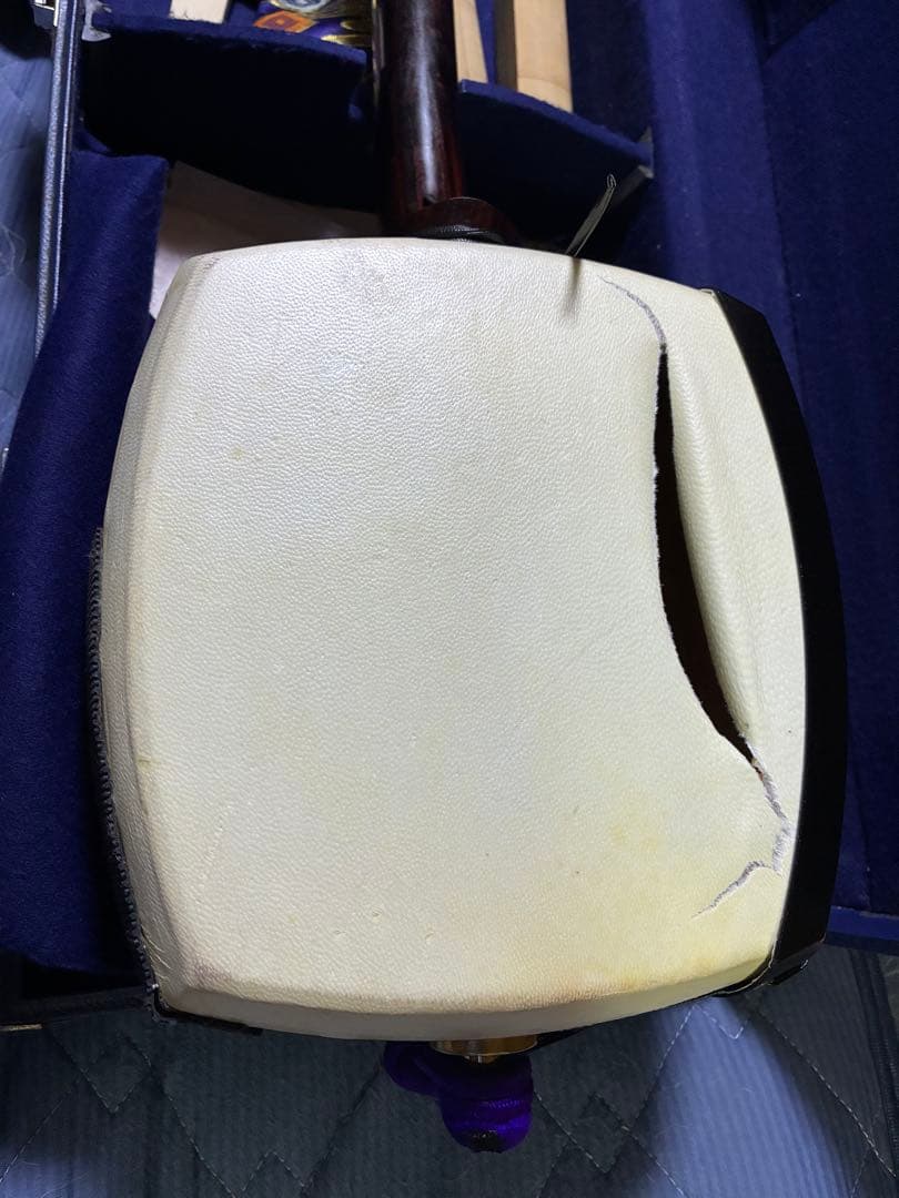 津軽三味線！沈みトチ入り紅木！