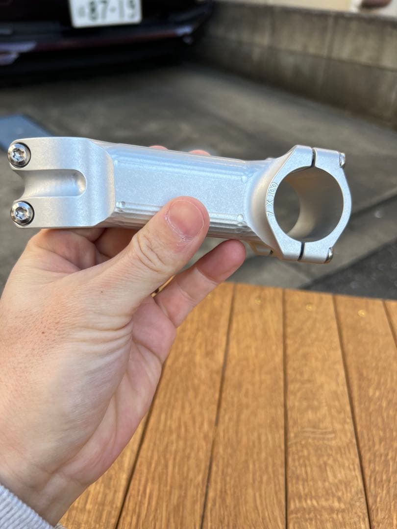 *PAUL* boxcar stem (silver) ±7度/100mm