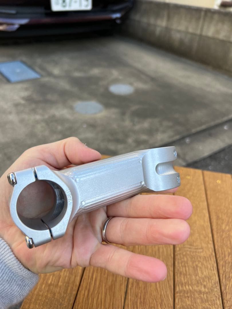 *PAUL* boxcar stem (silver) ±7度/100mm