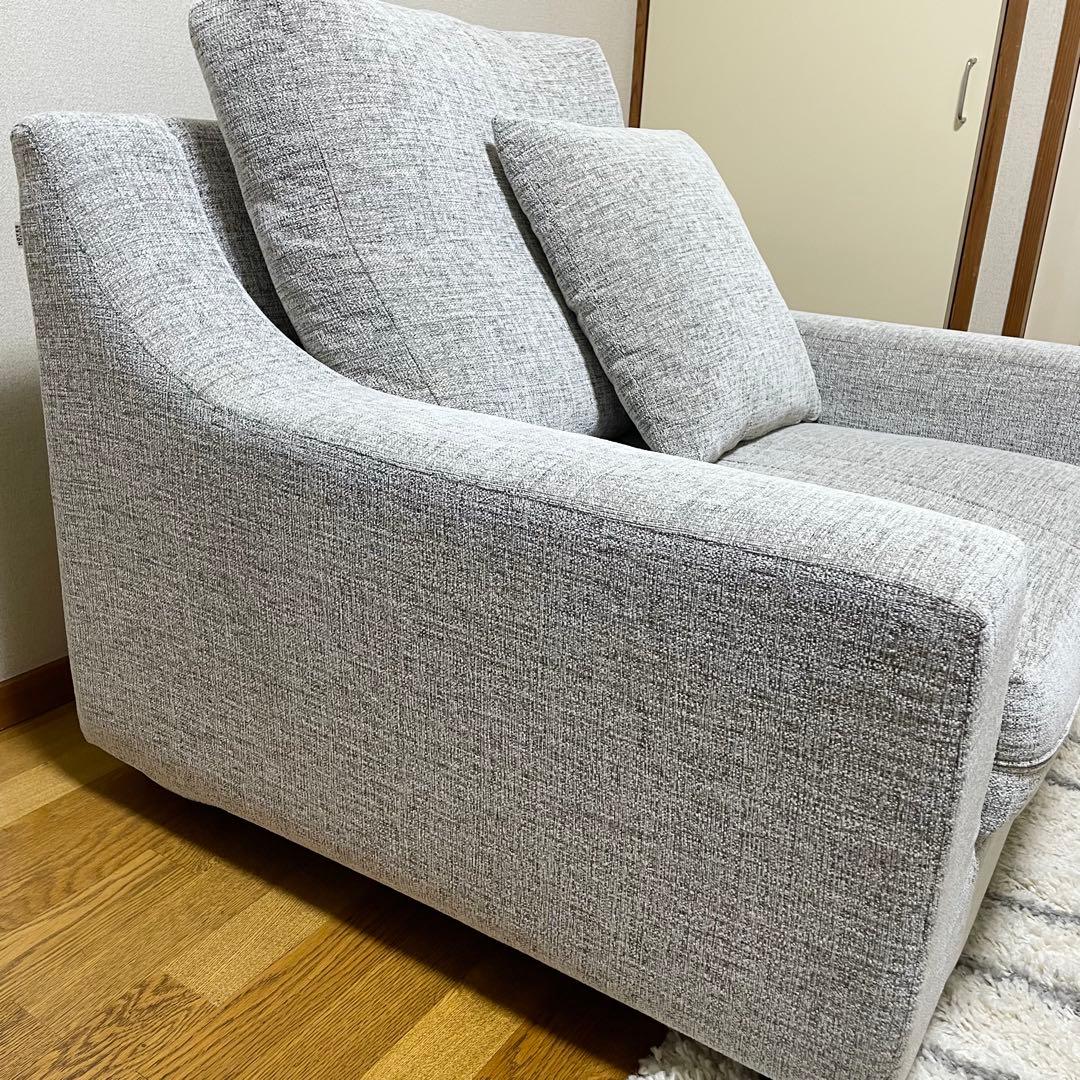 NOYES New Sugar Hi-Back 1人がけ グレー