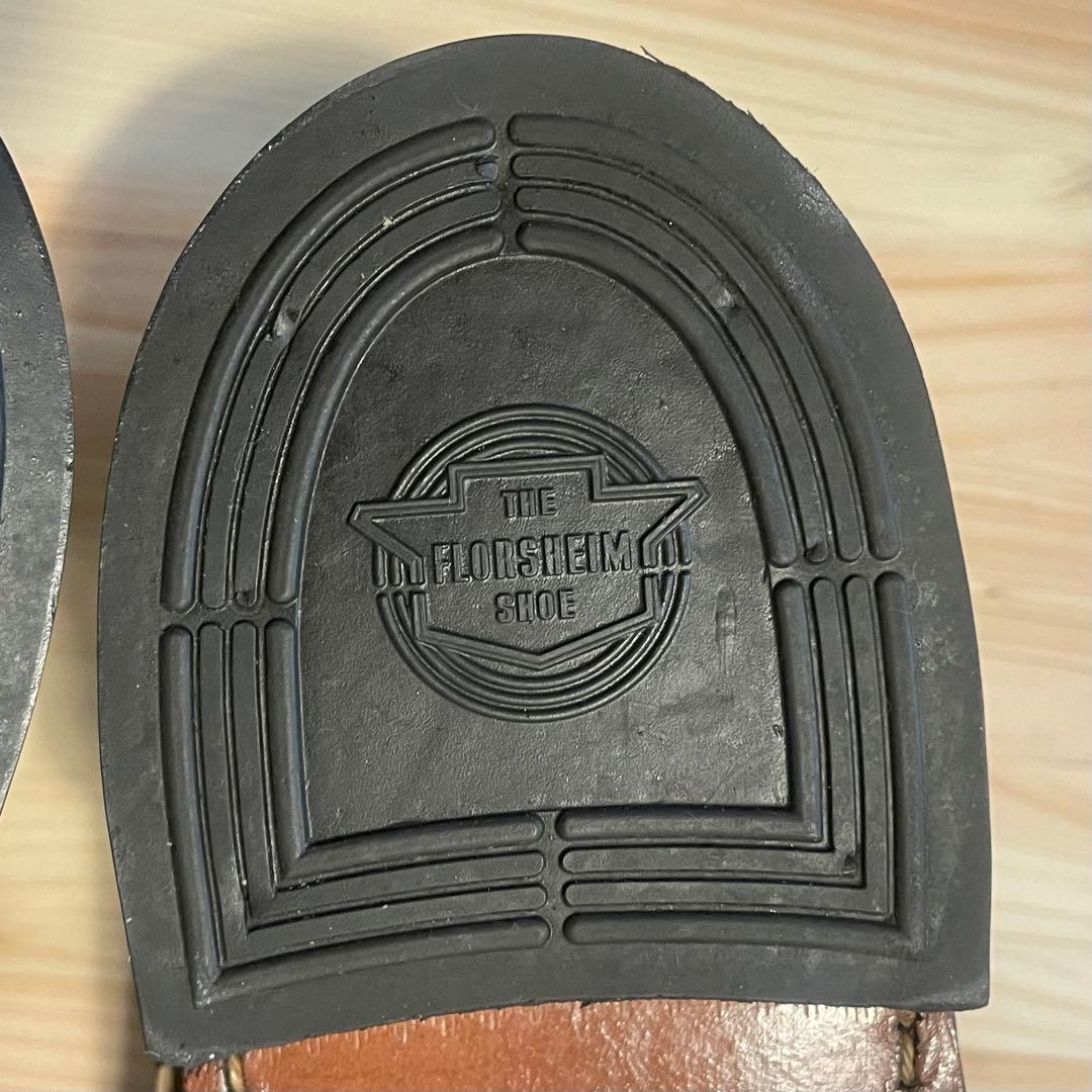極美品）USA製 FLORSHEIM フローシャイム キャップトゥ ビンテージ