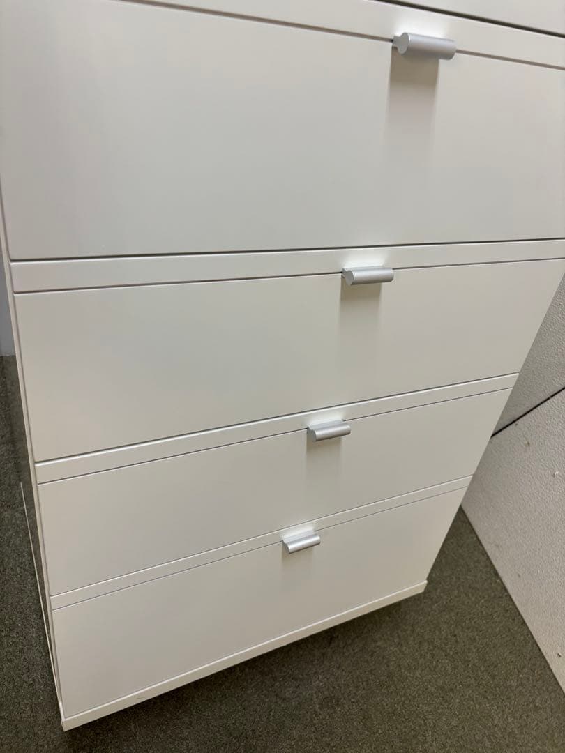 6段チェスト　ホワイト色