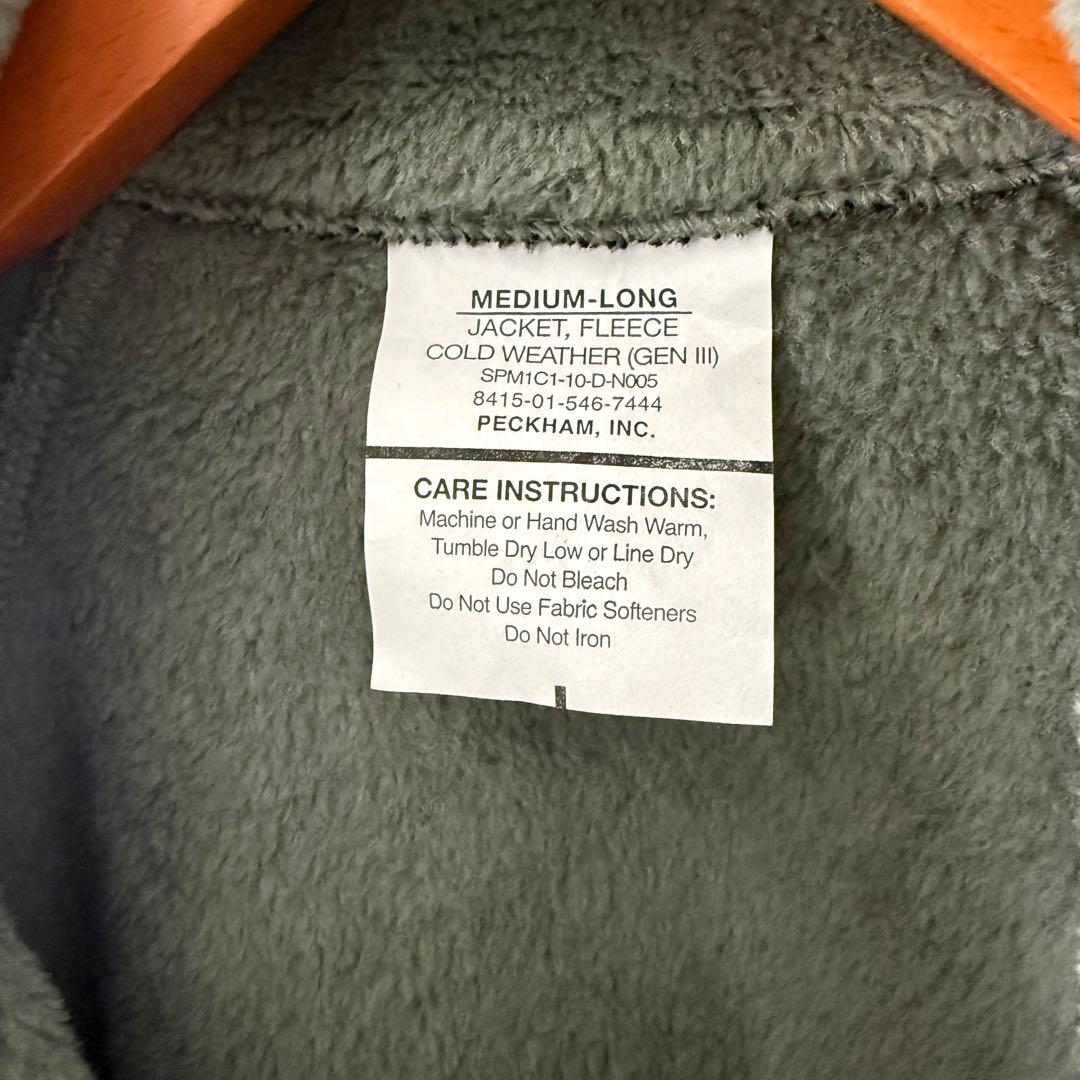 M-L 美品 実物 ECWCS level3 フリースジャケット GEN3