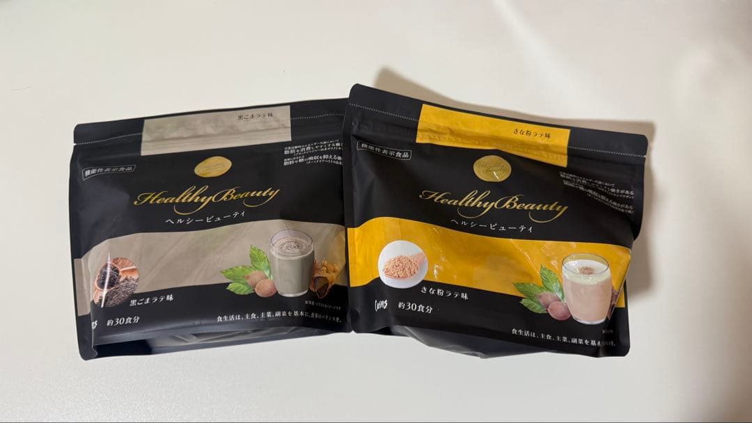 カーブスヘルシービューティ きな粉ラテ味 黒ごまきな粉ラテ味 まとめ売り