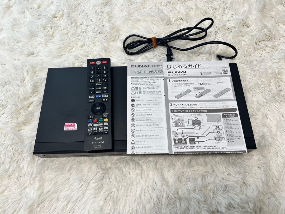フナイ ブルーレイレコーダー FBR-SW1030 2020年製