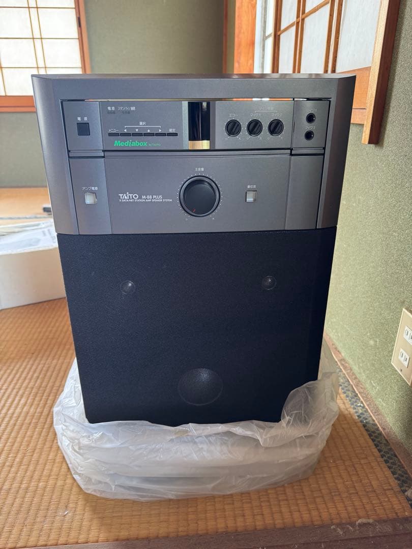 タイトー M-88 PLUS 重低音 アンプ内蔵スピーカー 新品