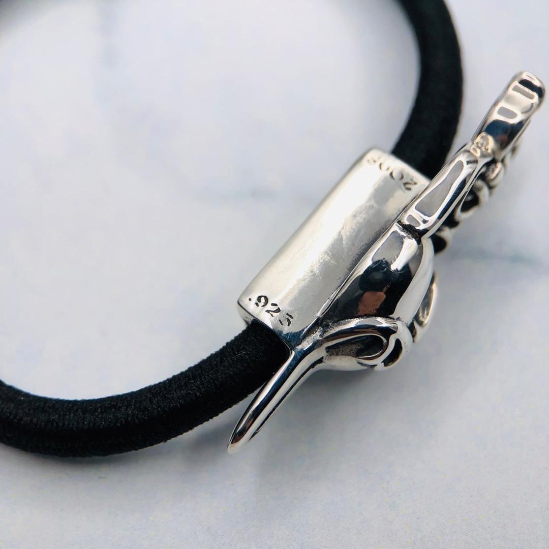 シルバー925 ヘアゴム　タガー　新品　人気　3-38