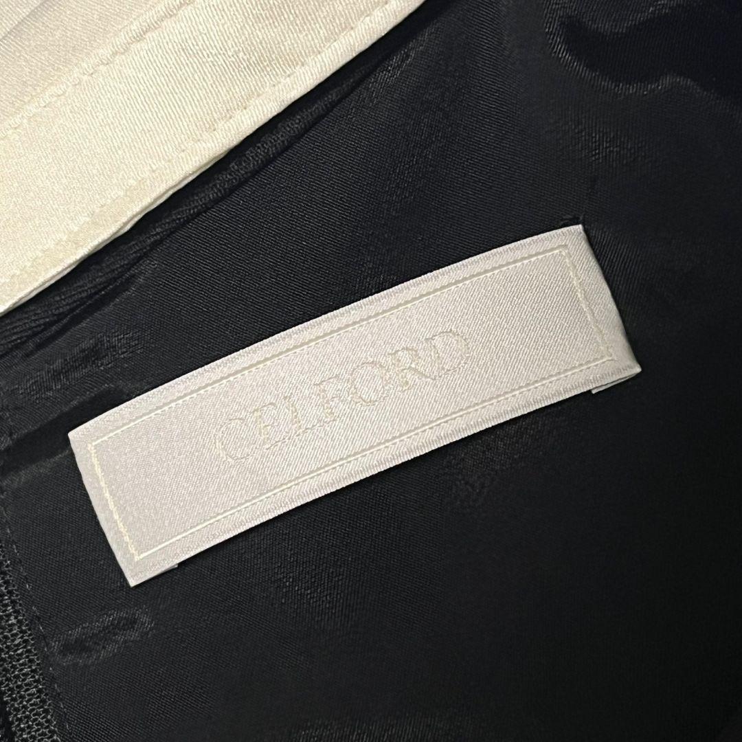 【2WAY】【38】CELFORD 白襟 Aライン ワンピース レディース