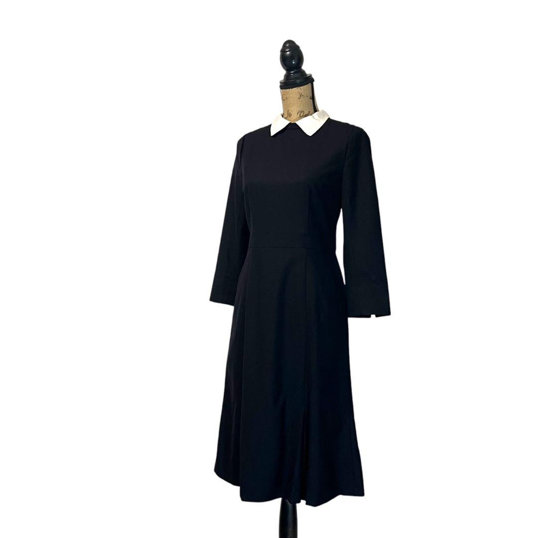 【2WAY】【38】CELFORD 白襟 Aライン ワンピース レディース