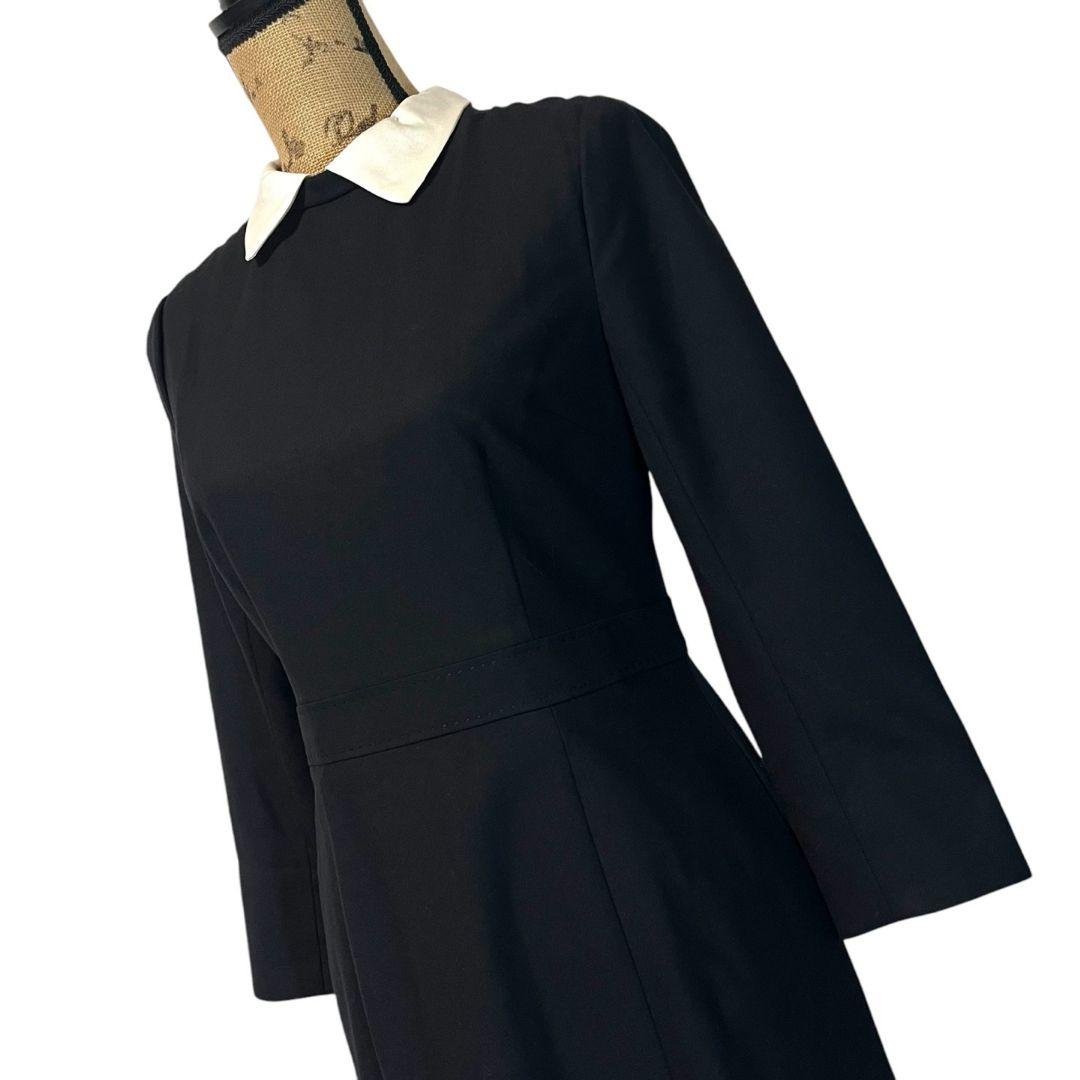 【2WAY】【38】CELFORD 白襟 Aライン ワンピース レディース