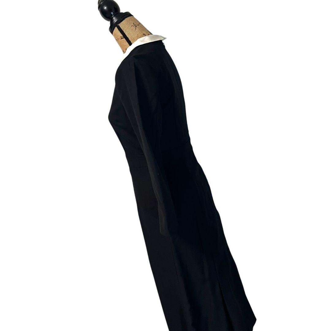 【2WAY】【38】CELFORD 白襟 Aライン ワンピース レディース